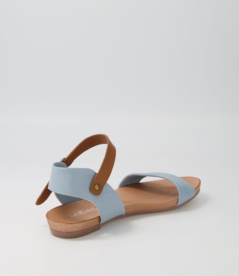 Jimbara Royle Jimbara Denim Tan Leather Sandals