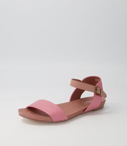 Jimbara Royle Jimbara Pink Mushroom Leather Sandals