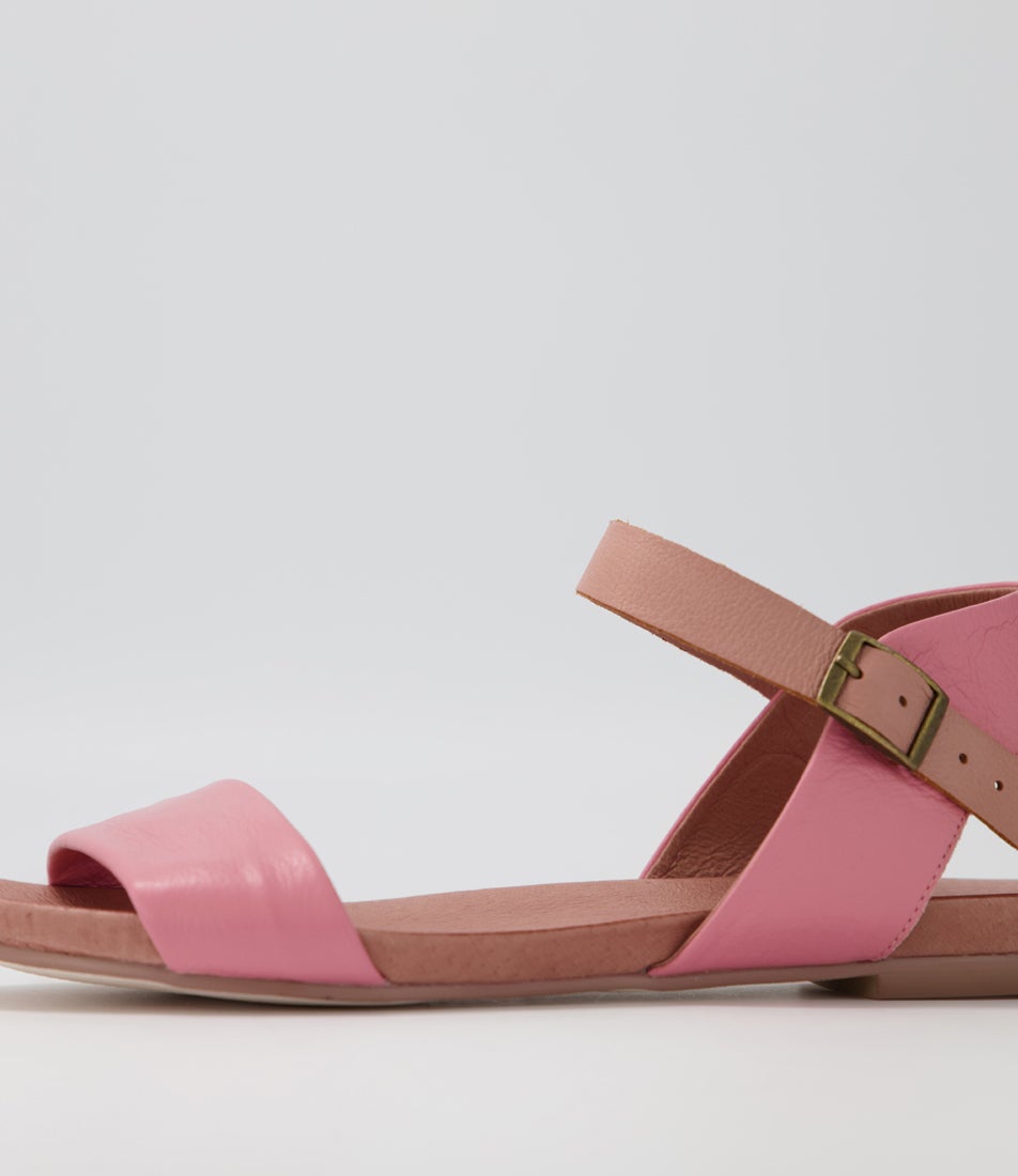 Jimbara Royle Jimbara Pink Mushroom Leather Sandals
