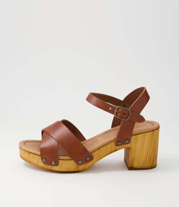 Byrony Tan Leather Sandals