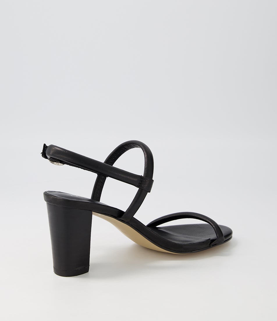 Gablee Gablee Black Leather Sandals