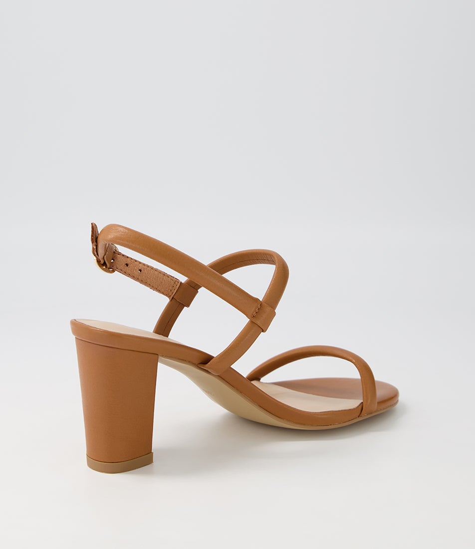 Gablee Gablee Dark Tan Leather Sandals