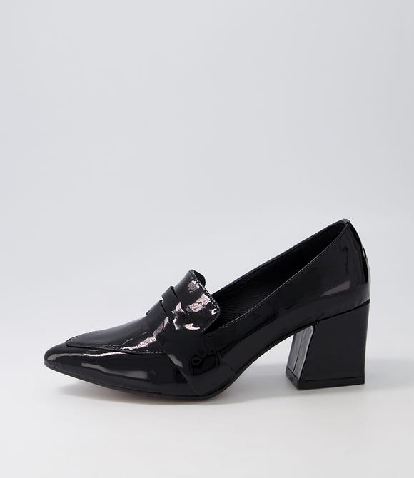 Millsy Black Patent Leather Heels