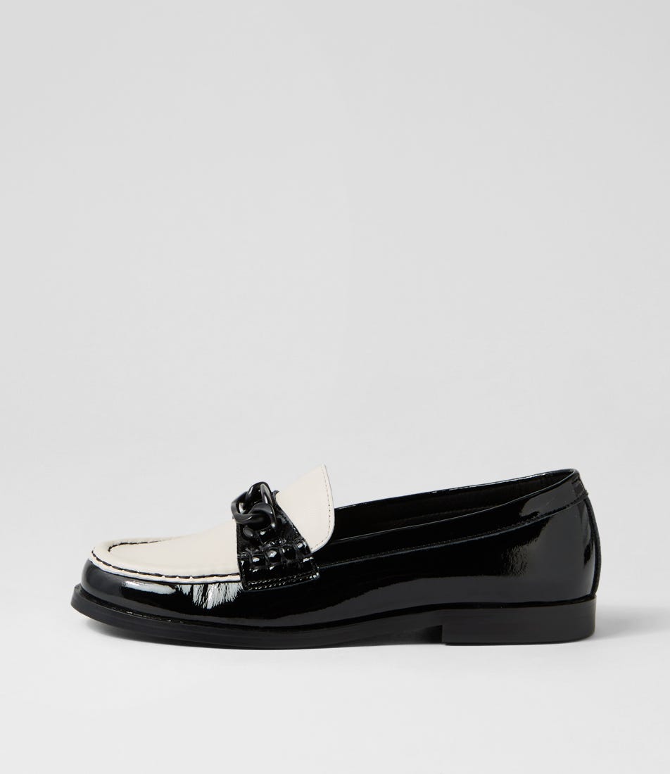 Quilm Mi Black Ivory Patent Leather by Midas | Shop Online at Midas