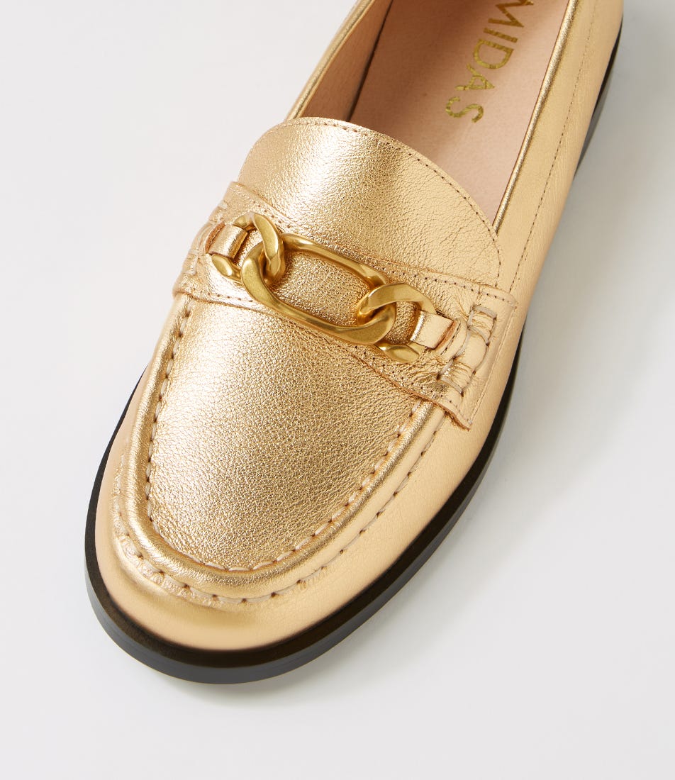 QUILM MI OLD GOLD LEATHER | Shop Online at Midas
