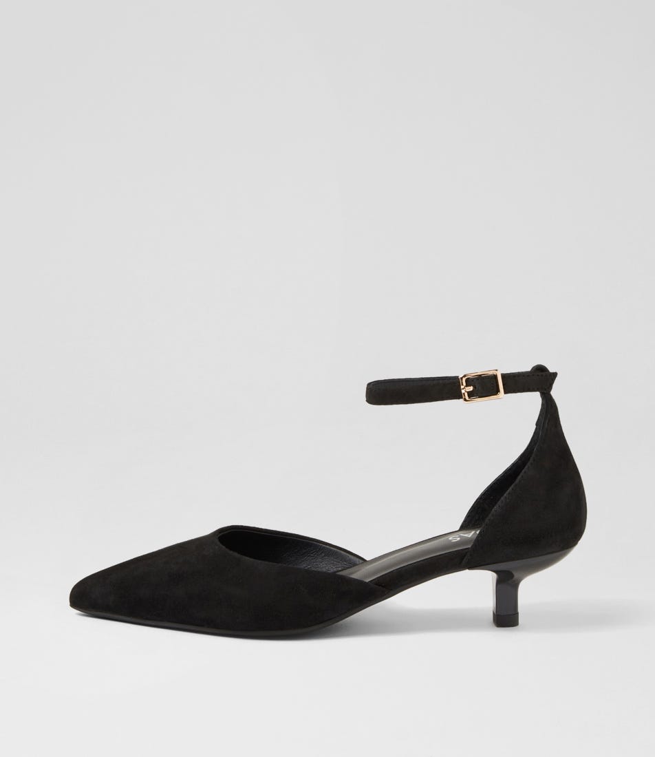 MIDAS Eneska Suede Flat Shoes (Choc)