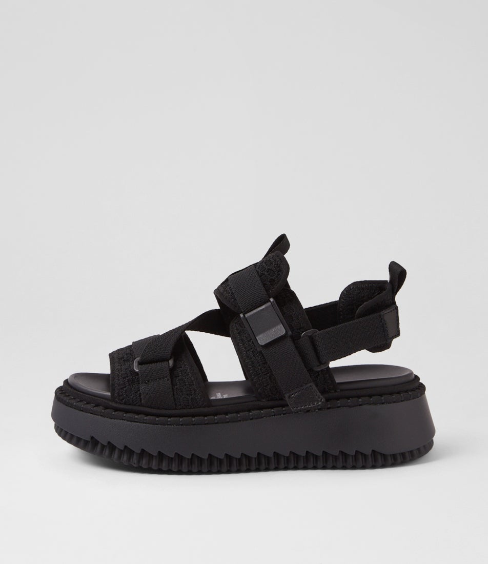 Dallay Dallay Black Multi Sandals