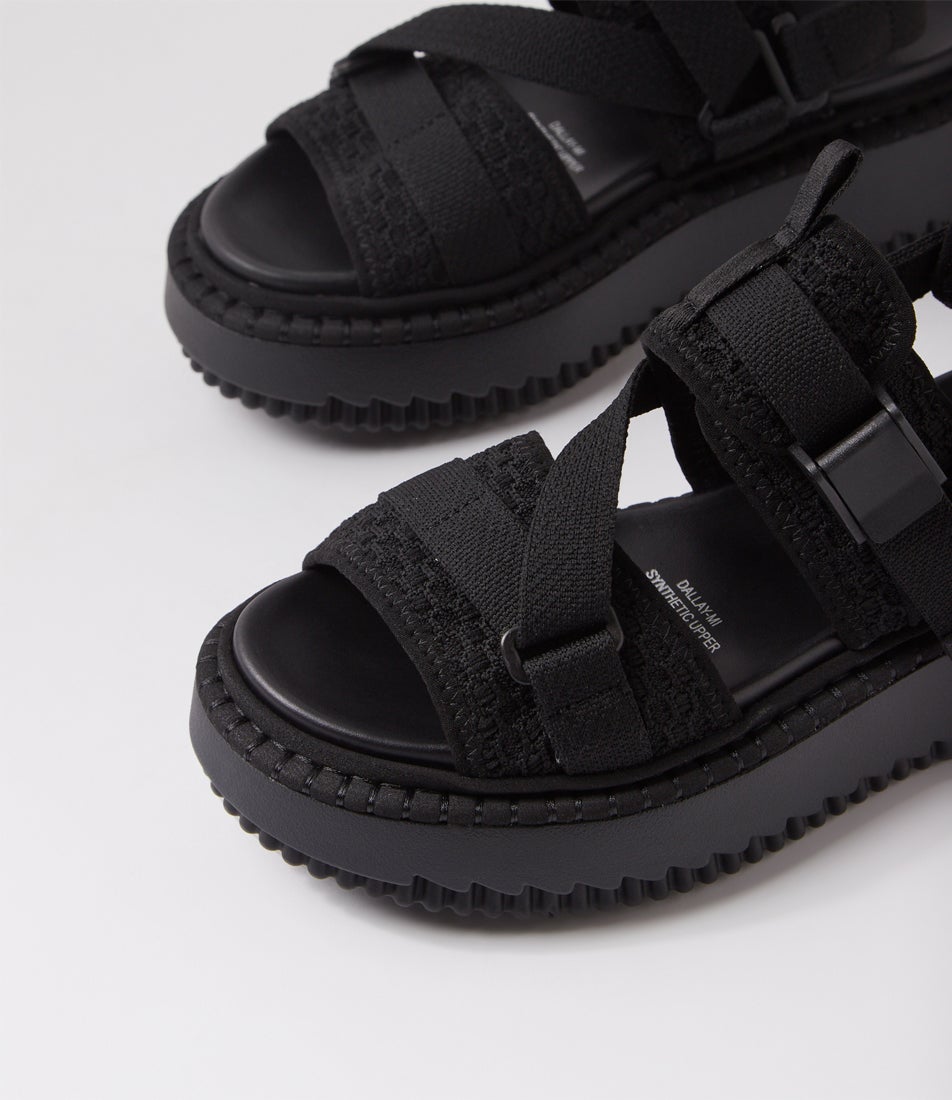 Dallay Dallay Black Multi Sandals