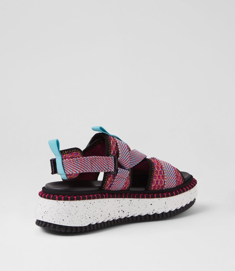 Dallay Dallay Pink Multi Sandals | Shop Online at Midas