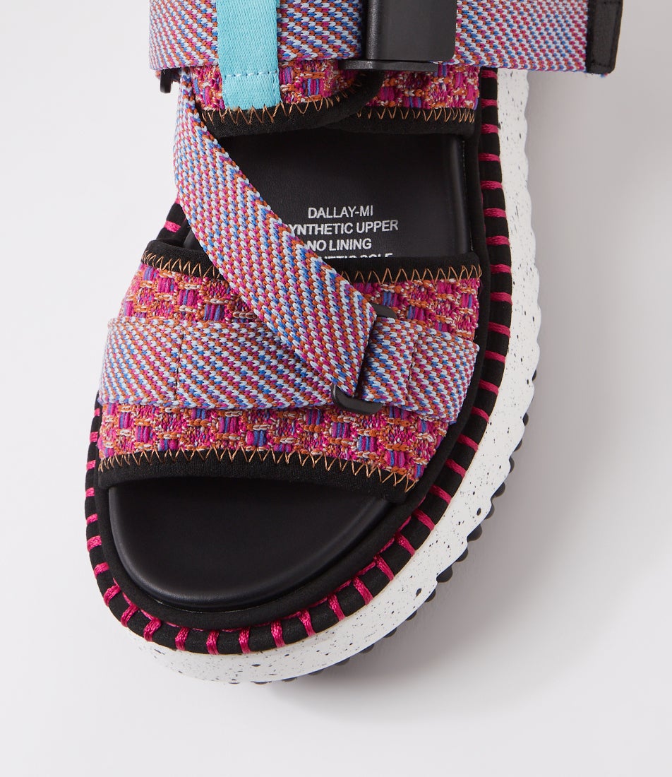Dallay Dallay Pink Multi Sandals
