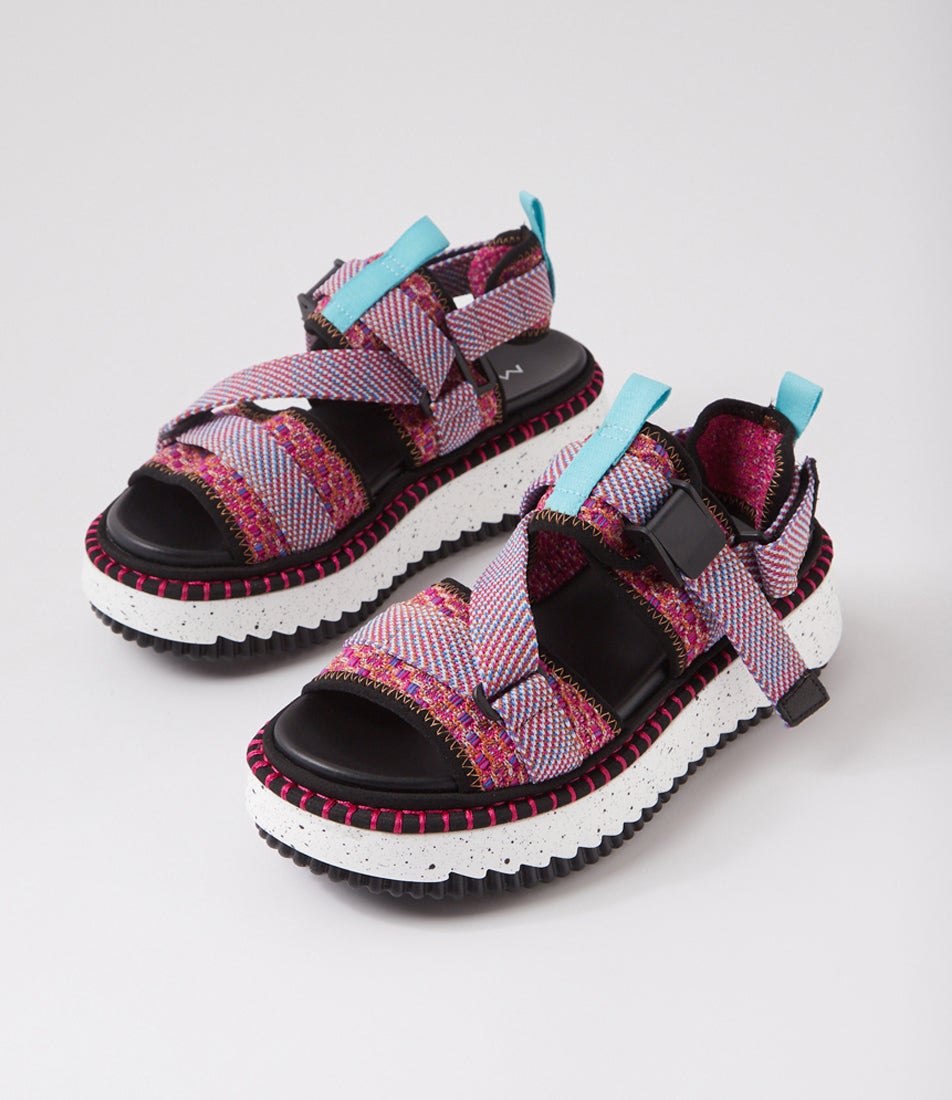 Dallay Dallay Pink Multi Sandals | Shop Online at Midas