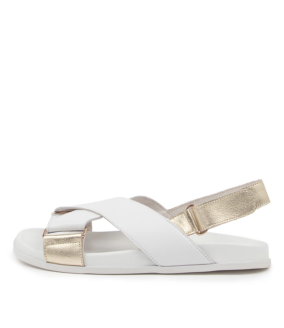 HAYLOW MO WHITE PALE GOLD LEATHER