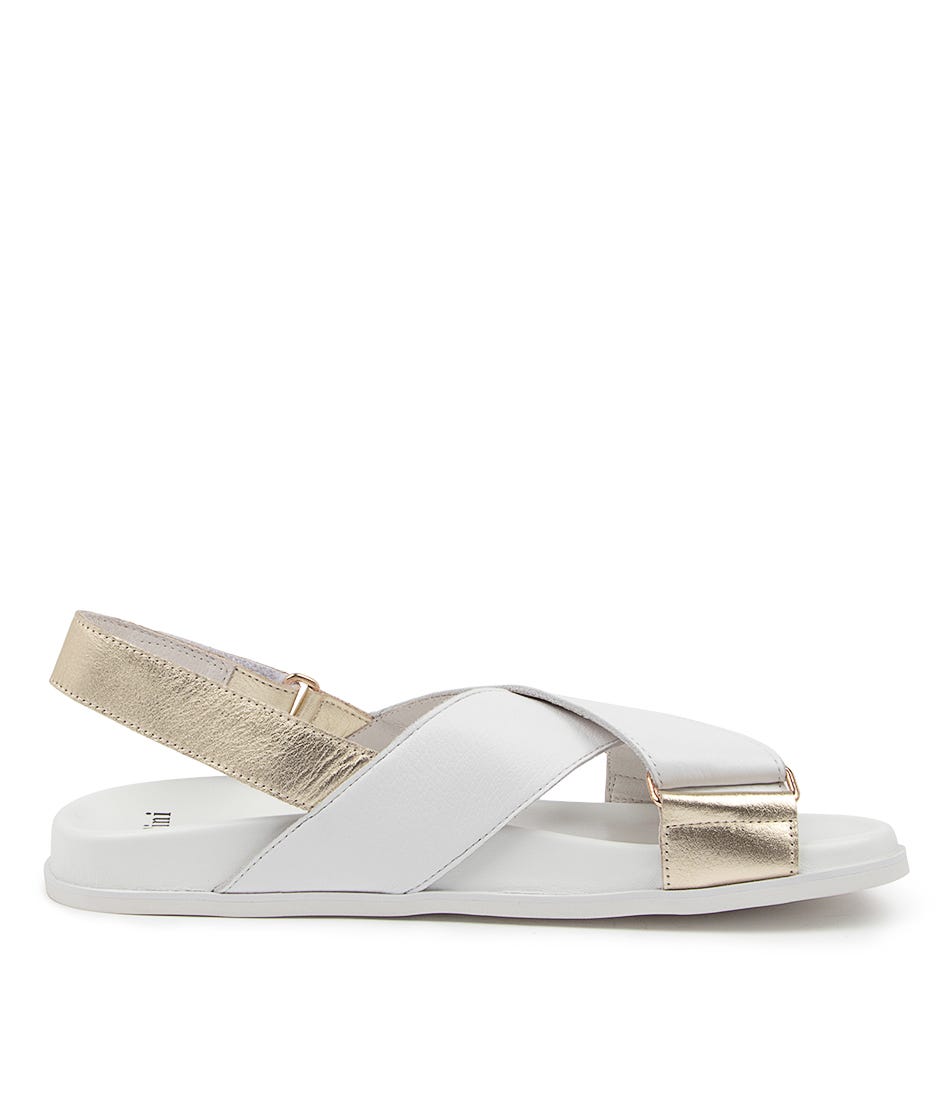 HAYLOW MO WHITE PALE GOLD LEATHER