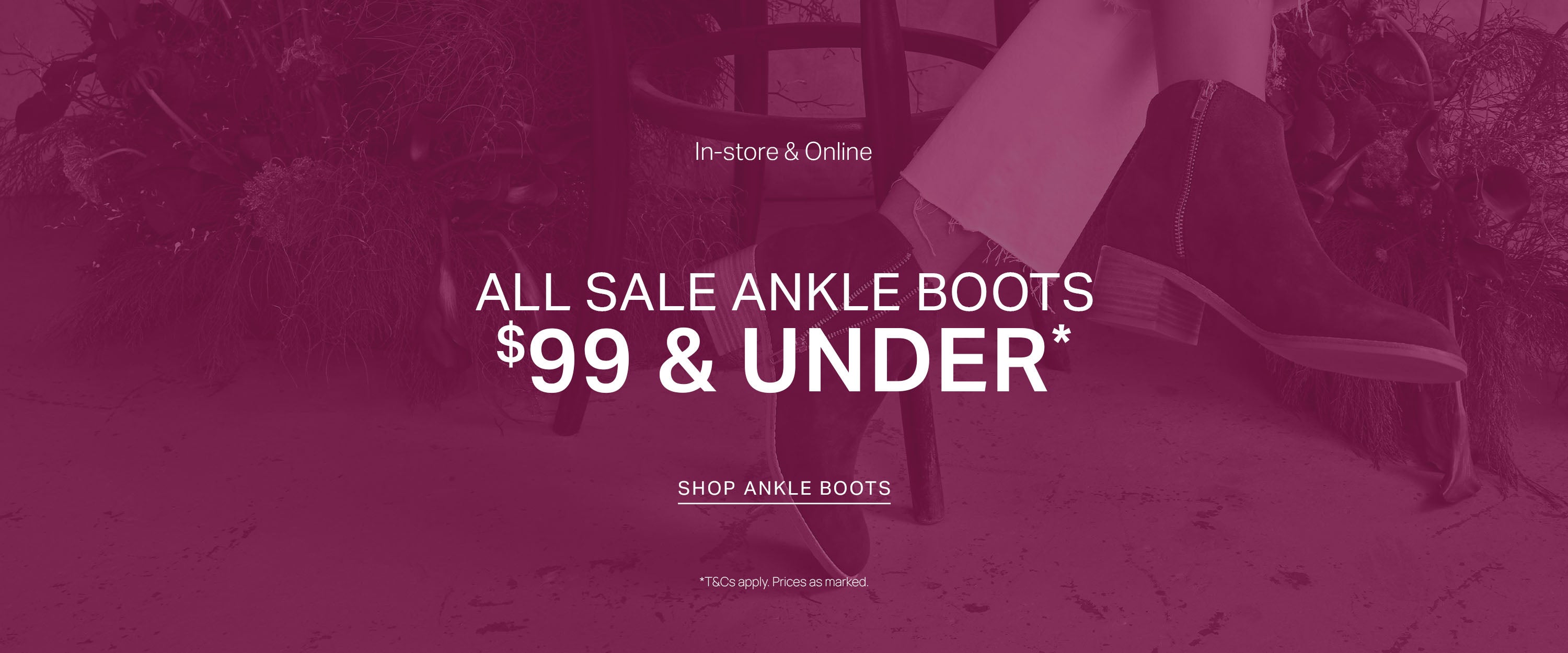 All Sale Ankle Boots $99 & Under | Shop Now