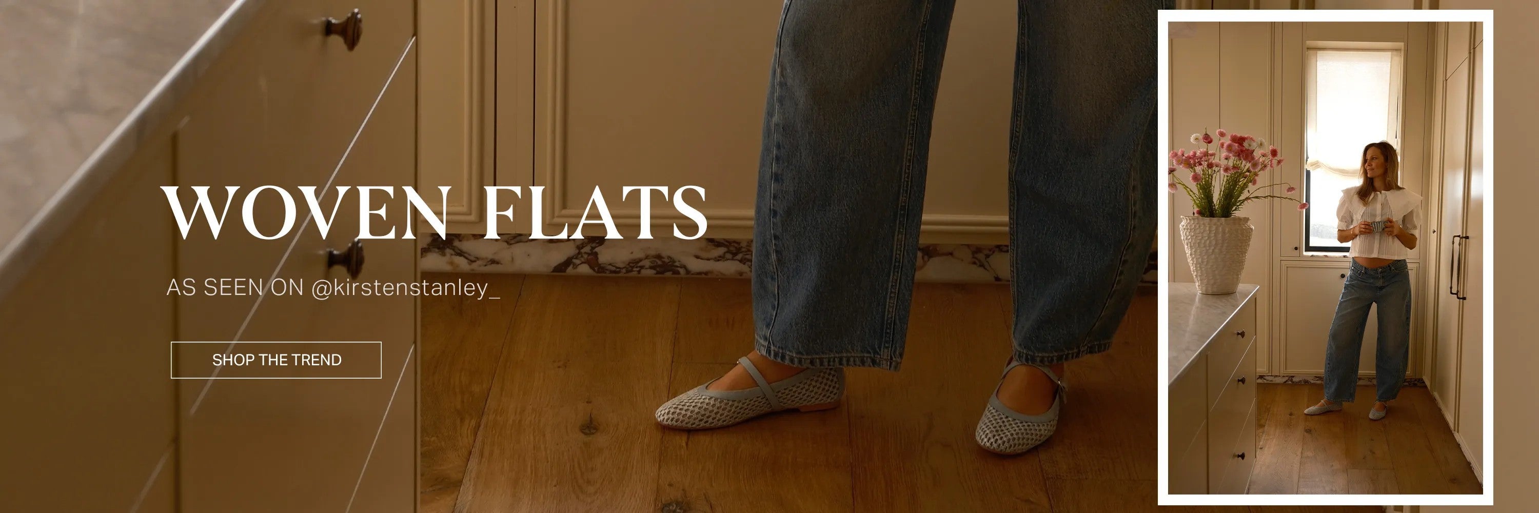 Woven Flats  | Shop Now