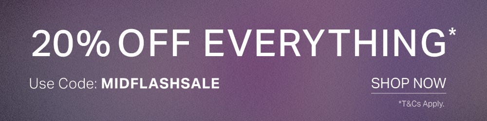 Click frenzy | 20% off everything 